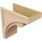 Ekena Millwork 11"W x 22"D x 22"H Classic Viola Rough Cedar Woodgrain TimberThane Corbel, Primed Tan CORUR11X22X22VIORCPR - alternate 4
